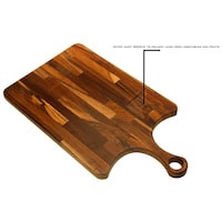 Picture of Sarangware Teak Wood Reversible Chopping Board, Chopping-1 12"X18"