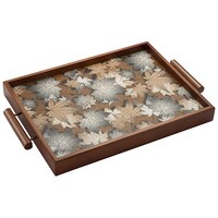Sarangware Wooden Decorative Serving Tray, Reversible 12008A