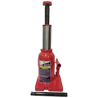 Picture of Titan Vehicle Hydraulic Bottle Jack, Red, 35 Ton
