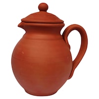Picture of Village Decor Terracotta Water Pitcher, Brown, 1.5 Litre