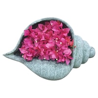 Picture of Village Decor Stone Decorative Flower Pot