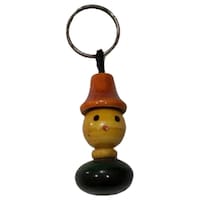 Funwood Games Wooden Handcrafted Keychains, Set of 3