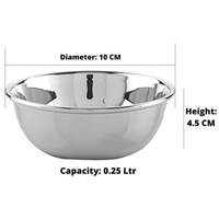 Picture of Limetro Steel Serving Bowl Set, Pack of 12