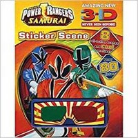 Picture of Parragon Power Rangers 3D Sticker Scene, Paperback