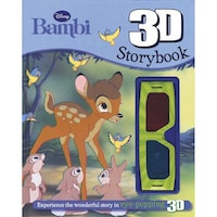 Parragon Disney Bambi 3D Storybook, Paperback