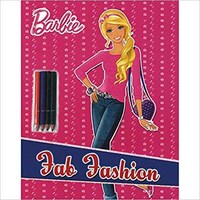 Picture of Parragon Barbie Fab Fashion (4 Colour Pencils), Paperback