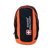Picture of Swiss Military Polyester Laptop Backpacks, Orange & Blue
