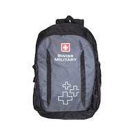 Picture of Swiss Military Polyester Laptop Backpacks, Lbp29, Black & Gray