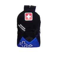 Picture of Swiss Military Polyester Laptop Backpacks, Lbp35, Black & Blue