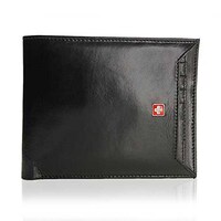 Picture of Swiss Military Bifold Wallets For Men, Black, Lw23