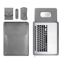 Picture of Rag & Sak Laptop Sleeve For Macbook 15 Inch, Gray