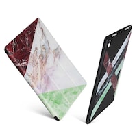 Picture of Rag & Sak Marble Case For Ipad Mini 4, White, Red, Green