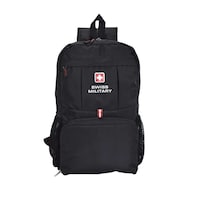 Swiss Military Premium Foldable Backpack, Bp6, Black
