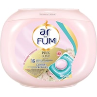 Picture of AR FUM PODS Pink Love Laundry Detergent Capsules, 42 Capsules