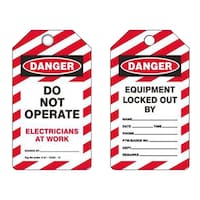 Loto Lok PVC Danger Tags, 143mm, S1–TAGD–15