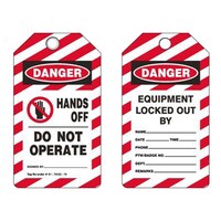 Loto Lok PVC Danger Tags, 143mm, S1–TAGD–11