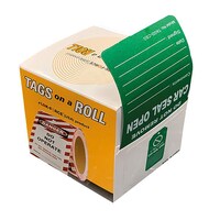 Lok-Force Car Seal Open Tags on a Roll, .25mm