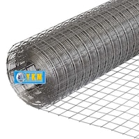 Picture of Ykm Zinc Coated Hot-Dipped Galvanised Welded Mesh Fence, Silver, 1.8 x 13.5m