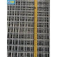 Ykm Galvanised Welded Square Mesh Panel, 1.2M, Silver, 1.2 x 2.4m