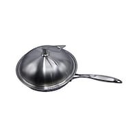 Picture of Grace Kitchen Stainless Steel Wok Pan Non-Stick