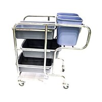 Grace Kitchen Stainless Steel Dish Collecting Cart