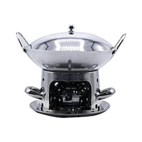 Picture of Grace Kitchen Stainless Steel Food Warmer Shabu Hot Pot