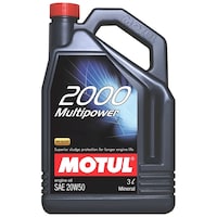 Picture of Motul 2000 Multipower 20W50 API SL Engine Oil, 3 L
