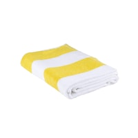 Picture of BYFT Petunia Pool Towel, 90x180cm, Yellow & White