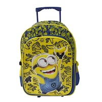 Picture of MInions Double Handle Trolley School Bags for Kids, 16in