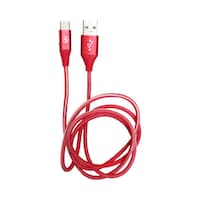 Influence Germany Type C Fast Charging Cable, Red, 1m