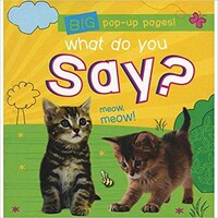 Picture of Parragon Big Pop-Up: What Do You Say?, Hardbound