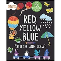 Picture of Parragon Start Little Learn Big Red, Yellow, Blue Sticker & Draw