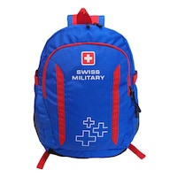 Picture of Swiss Military Polyester Laptop Backpacks, Lbp31, Blue & Red