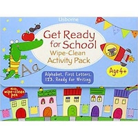 Get Ready For School: Wipe-Clean Activity Pack, Hardback