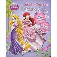 Picture of Parragon Disney Princess Sparkly Sticker Dress Up Doll Book, Paperback