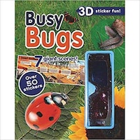 Parragon Busy Bugs With 3D Glasses, Paperback