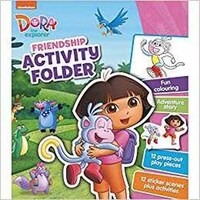 Picture of Parragon Dora The Explorer Friendship Activity Folder, Spiral Bound