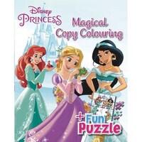Sbc Disney Princess Magical Copy Colouring, Fun Puzzle, Paperback