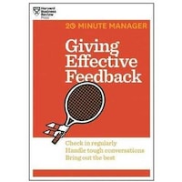 Harvard Business School Giving Effective Feedback, Paperback