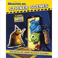 Parragon Disney Monsters Inc Sticker Scene Book, Paperback