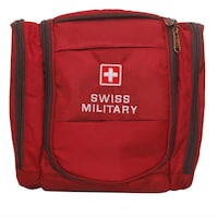 Swiss Military Toiletry Bag For Unisex, Tb5, Red