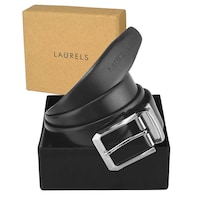 Laurels Leather Belt For Men, Brown & Black, Lb-Elt-0209
