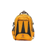 Picture of Swiss Military Polyester Laptop Backpacks, Yellow & Black