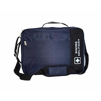 Picture of Swiss Military Office Shoulder Sling Bag, Blue