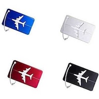 Picture of Rag & Sak Aluminium Luggage Tags With Screw Chain, Pack Of 4Pcs