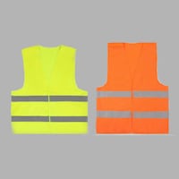 Picture of Rag & Sak Safety Vest With Reflective Strips, Green Orange Set
