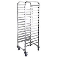 Grace Kitchen Stainless Steel Trolley for Serving