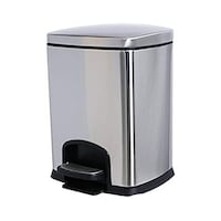 Picture of Grace Stainless Steel Step On Trash Bin, 8 Liters