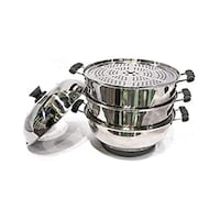 Picture of Electric Stainless Steel 3 Tier Sweet Corn Steamer