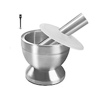 Overwind Stainless Steel Mortar and Pestle,18/8